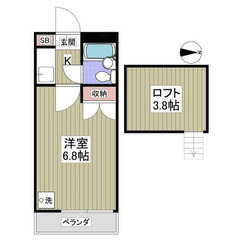 【🌴入居費用5万円🌴】✨審査No.1✨ 🔥東武東上線 ⾼坂 徒歩9分🔥
