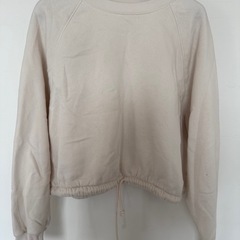 H&M 裏起毛ショート丈パーカ