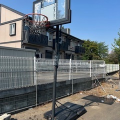 バスケットゴールの画像