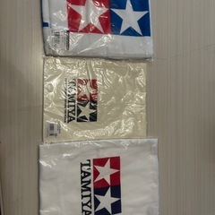 タミヤのタオル、キンチャク、タミヤエプロン