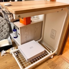 サイドテーブル　キャスター付きの画像