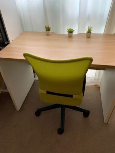 机とイスのセット