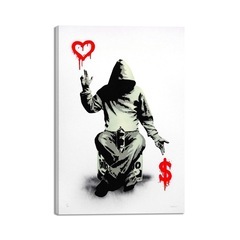 Banksy バンクシー 愛とお金 ポスター アートパネル 絵画...