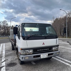三菱　キャンター　積載車　車検あり