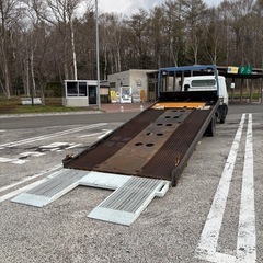 三菱　キャンター　積載車　車検ありの画像