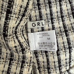 GRL グレイル ツイードフリンジジャケット の画像