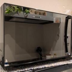 電子レンジ　ブラックミラー　ツインバード