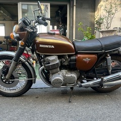 CB750Four K1 1971年 当時物ナンバーの画像