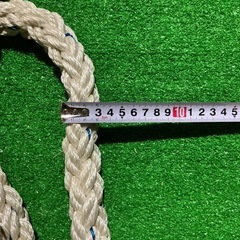 係留　ナイロンクロスロープ　未使用　長さ10m 太さ30㎜の画像