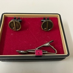 K2504-734 ダンヒル カフス ネクタイピン キズ汚れ有り