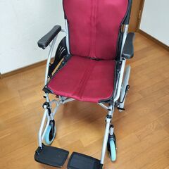 【終了】車椅子（ケアテックジャパン／ハピネスCA-21SU）、美品