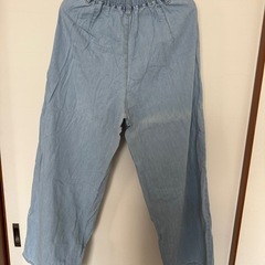 GU ライトデニムワイドパンツの画像