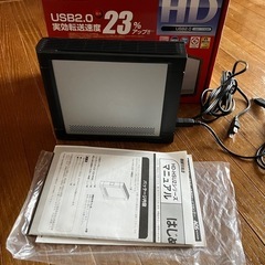 バッファロー外付けハードディスク‼️HD-HS500U2 ハード...