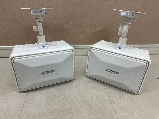 『2年保証』 BOSE ボーズ スピーカー 101MMW 天吊り ペア ホワイト金具付き スピーカー・ウーファー