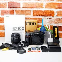 【全国送料無料】 Nikon D7100✨元箱付き✨ ハイアマチュア機 レンズセット ズームセット✨ 届いたらすぐに使えます✨ ニコンの画像