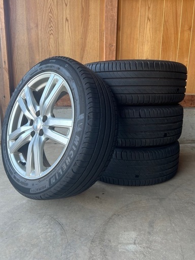 日産純正ホイールタイヤセット 205/50r17 ミシュラン プライマシー4+ ミシュラン (2023年製) (在庫あり) (数量限定特価) 正規品 4本