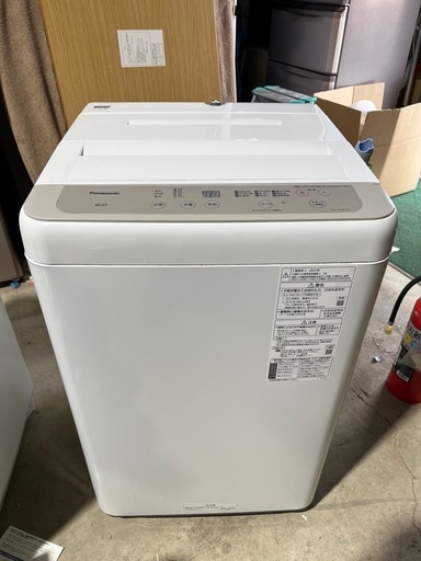 2021年製Panasonic全自動洗濯機6．0kgベージュ