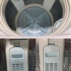 A26★HITACHI 日立★ 8kg洗濯機 NW-R803 2020年 白い約束 ホワイト シャワー浸透洗浄 風乾燥 部屋干し設定 時短 ファミリー まとめ洗いの画像
