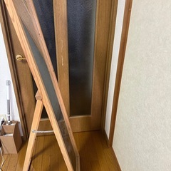 無印良品パイン材全身鏡