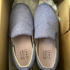 あゆみ♡介護用靴♡シューズ♡未使用美品♡薄紫♡女性♡22.5