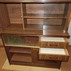 ★昭和レトロ　食器棚★中古の画像