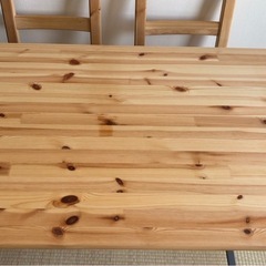 【値下げ】ダイニングテーブルセットの画像