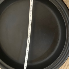タジン鍋♡新品♡保管品♡白×茶色水玉♡の画像