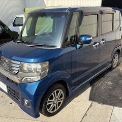 平成24年　NBOX+カスタム　GL　青　車検2年付の画像