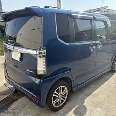 平成24年　NBOX+カスタム　GL　青　車検2年付の画像