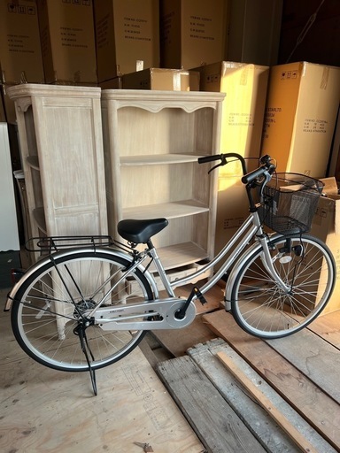 割引価格 名古屋市内配達無料26インチシングルギア美車 (クマ) 愛知の 自転車本体
