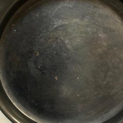 鉄　フライパン　直火OK アウトドアにも　高さ約35mm幅280mm重たいです。の画像