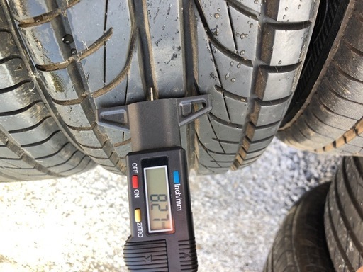 夏タイヤ 英国ローバーミニ用アルミ付4本 バリ山ブリヂストン製