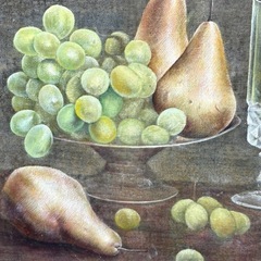 売れ筋アイテムラン 静物油彩画 ぶどうとワインボトル 西観音町の kad) (munira 絵画