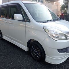 【車検コミ価格】スズキ ソリオ Ｘ Ｈ24年式* 検2年付*ETC* ナビ*ＴＶ*パワスラ*外ＡＷＣＤ* Sキーの画像