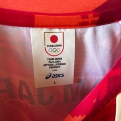 【新品、限定品】パリオリンピックASICS TEAM JAPAN 赤の画像