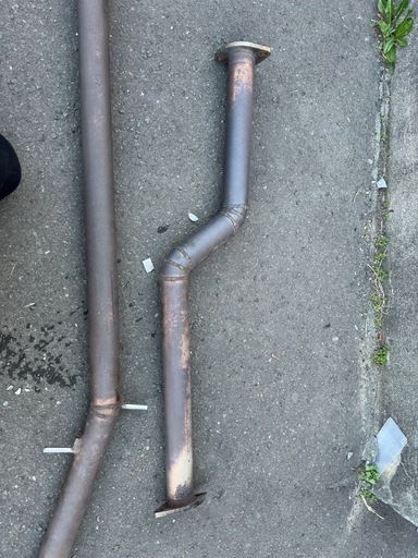 中間売れました、JZS171  JZX110用 フロントパイプストレートマフラー