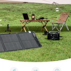 未使用 EcoFlow 110W ソーラーパネル 太陽光発電 ①