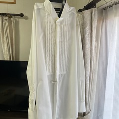新郎　タキシード用シャツ　シャツのみ