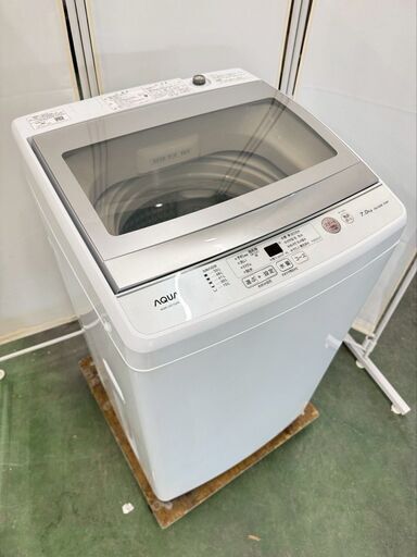 美品】大阪送料無料☆3か月保障付き☆洗濯機☆アクア☆7kg☆2021
