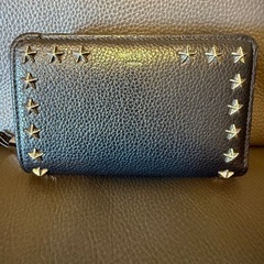 Jimmy Choo スタースタッズ 折りたたみジッパー財布