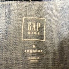 GAP Sサイズ(115-120cmくらい)デニム柄ワンピースの画像