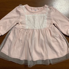 ベビー　長袖ドレス　80センチ