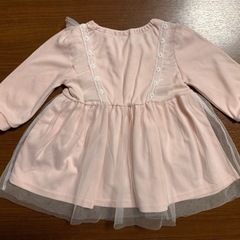 ベビー　長袖ドレス　80センチの画像