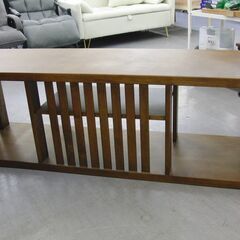 大型 彩苑 テレビボード 幅150cm ブラウン系 chic color place オープンラック テレビ台 ローボード 札幌 手稲の画像