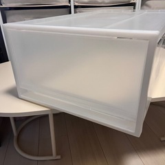 【取引決定】無印良品 ポリプロピレン衣装ケース中(4つ)の画像