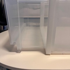 【取引決定】無印良品 ポリプロピレン衣装ケース中(4つ)の画像