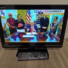 シャープ　AQUOS LC-19K7 fire tv stick付き