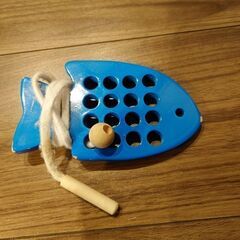 魚の紐通し