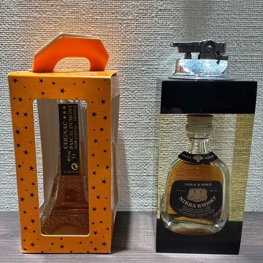 人気のファッションブランド！ 希少！廃番 パスカル (久保 Gold&Gold Whisky Nikka & デュモン Brandy