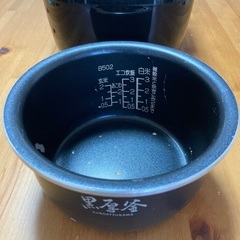 ZOJIRUSHI 炊飯ジャー黒厚釜3合炊きの画像